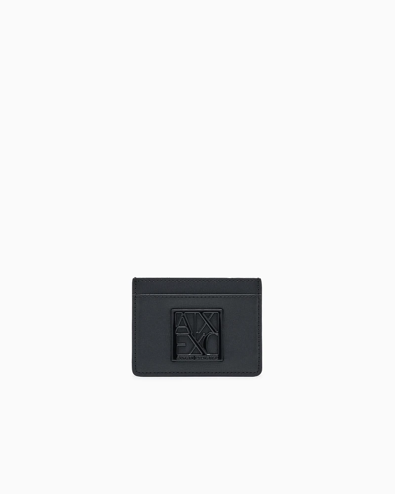 Armani Exchange - Card holder with logo, Woman, Black, Size: TU