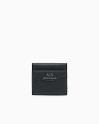 Armani Exchange - Mini wallet with shaped stitching, Woman, Black, Size: TU