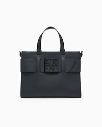 tote bag with double handles and shoulder strap
