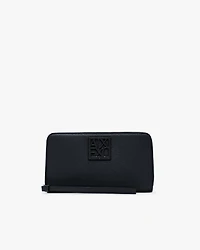 Armani Exchange -  Horizontal wallet with logo, Woman, Black, Size: TU