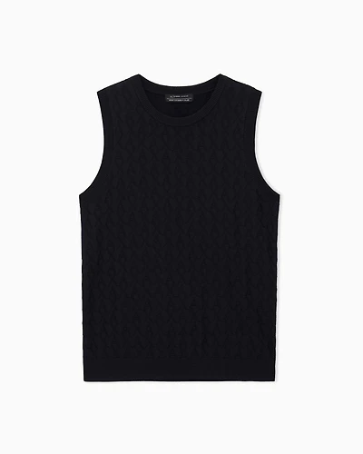 Top with allover logo