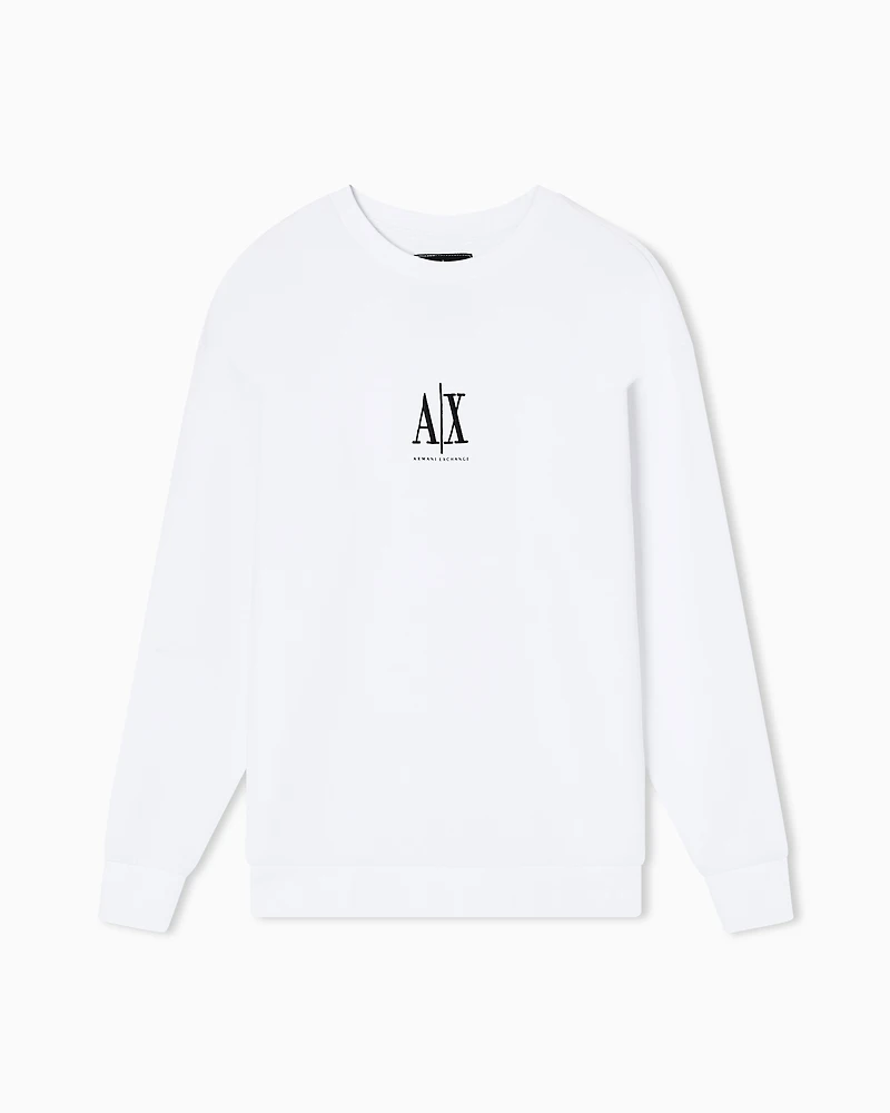 Armani Exchange - Sweatshirts without Hood, Woman, White, Size: