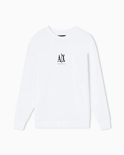 Armani Exchange - Sweatshirts without Hood, Woman, White, Size: