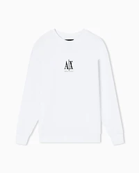 Armani Exchange - Sweatshirts without Hood, Woman, White, Size: