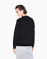 Sweatshirt mixed fabric