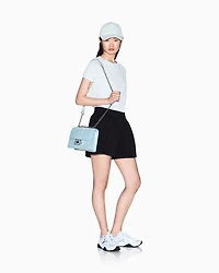 Armani Exchange - Logo sweatshirt shorts, Woman, Black, Size: