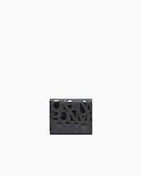 Wallet with gold logo