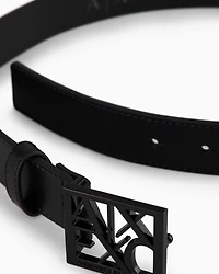Belt with square logo