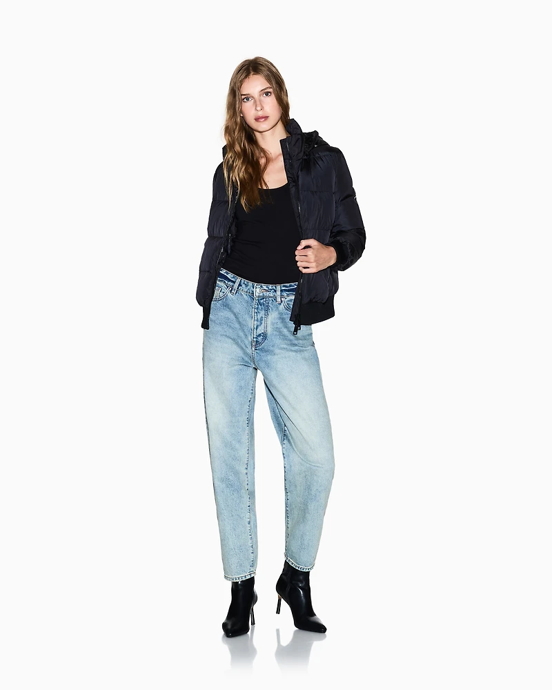 Armani Exchange - Jersey tank top with logo, Woman, Black, Size: