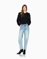 Armani Exchange -  Icon Cropped Hoodie, Woman, Black, Size: