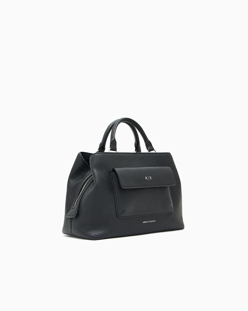 Armani Exchange - Top Handles, Woman, Black, Size: TU