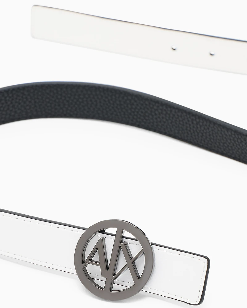 Logo buckle belt