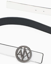 Logo buckle belt