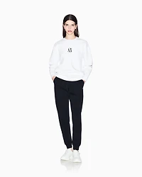 Armani Exchange - Sweatshirts without Hood, Woman, White, Size: