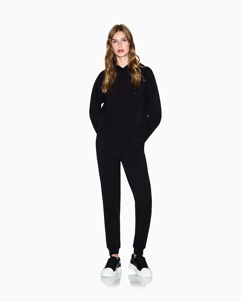 Armani Exchange - Icon Jogger Pants, Woman, Black, Size: