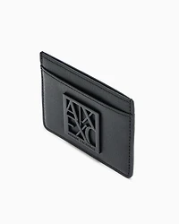 Armani Exchange - Card holder with logo, Woman, Black, Size: TU
