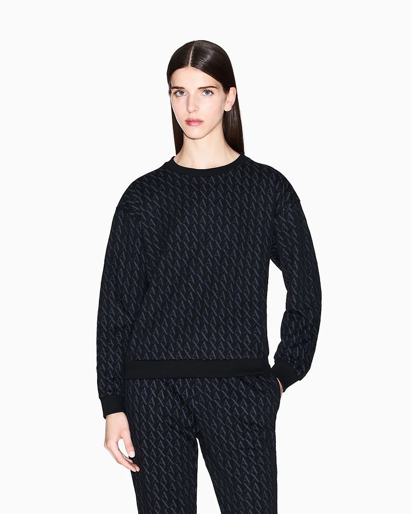 Cotton French terry sweatshirt