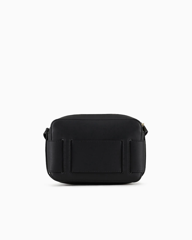 Armani Exchange - Crossbody bag with logo, Woman, Black, Size: TU