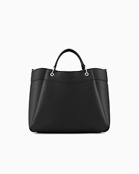 Armani Exchange - Large handbag with degradè shoulder strap, Woman, Black, Size: TU