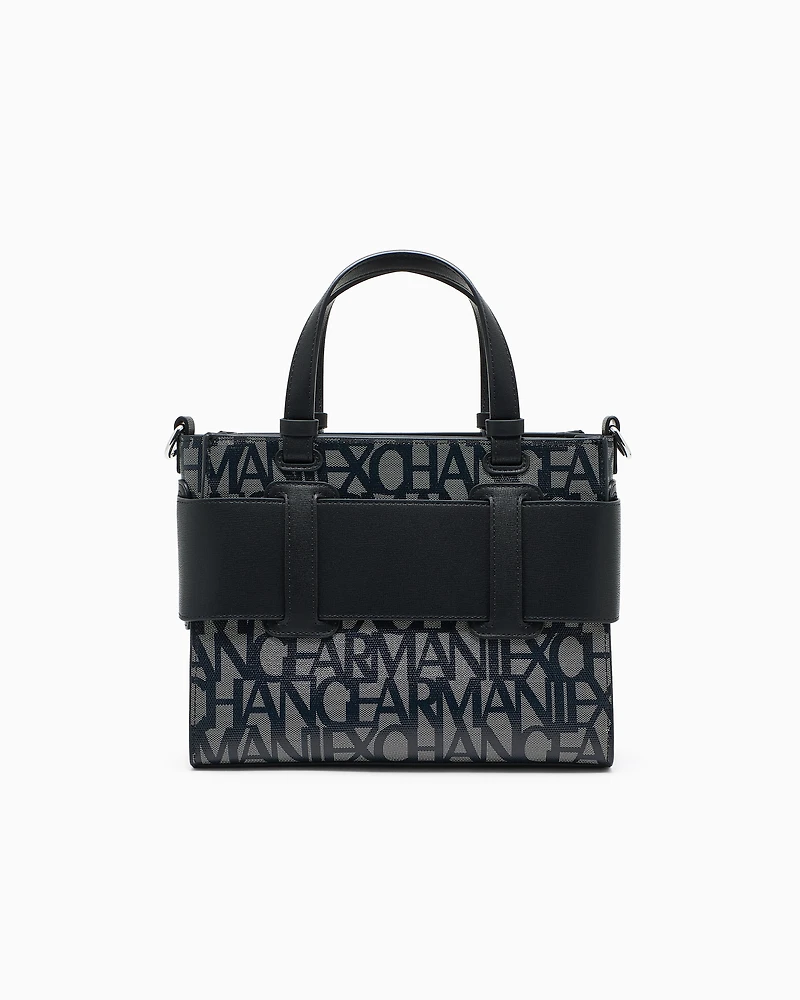 Medium tote bag with contrasting detail