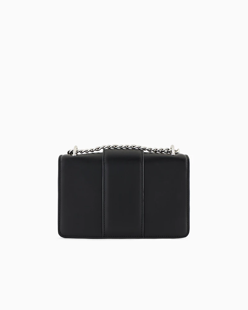 Armani Exchange - Shoulder bag with metal logo, Woman, Black, Size: TU