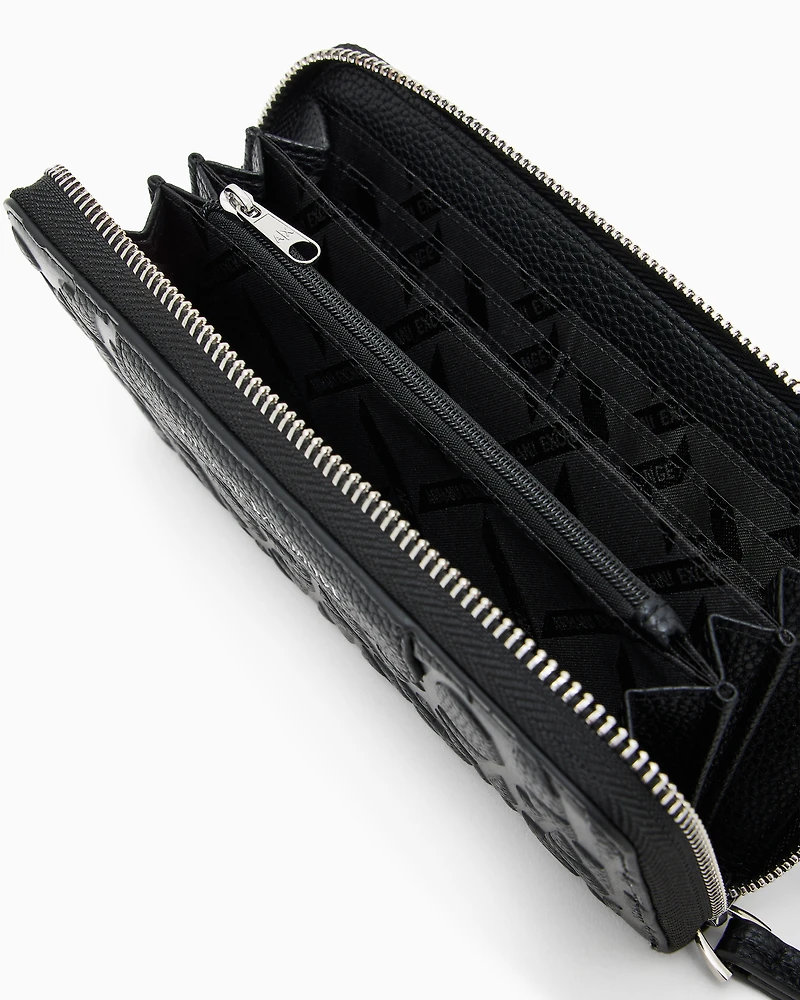 Armani Exchange - Wallet with logo, Woman, Black, Size: TU