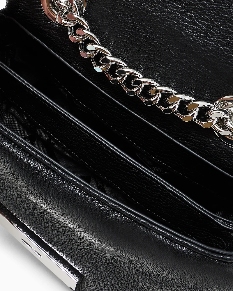 Armani Exchange - Shoulder bag with metal details, Woman, Black, Size: TU