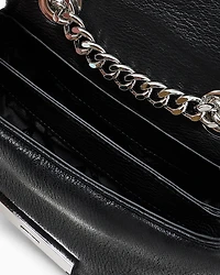 Armani Exchange - Shoulder bag with metal details, Woman, Black, Size: TU