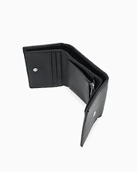 Armani Exchange - Mini wallet with shaped stitching, Woman, Black, Size: TU