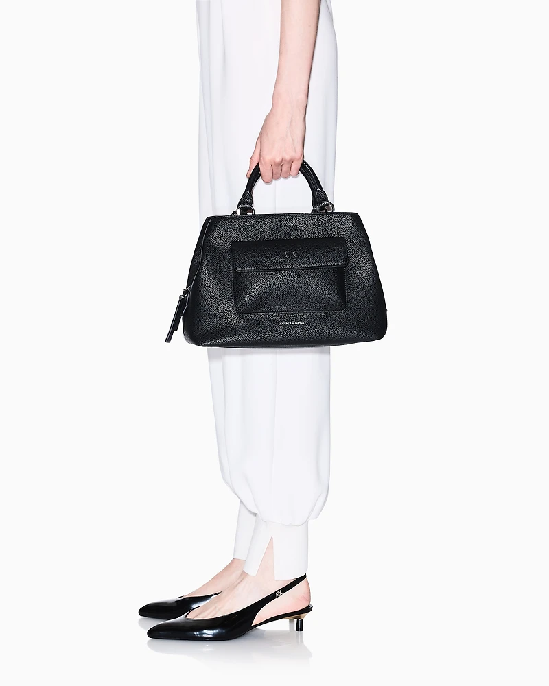 Armani Exchange - Top Handles, Woman, Black, Size: TU