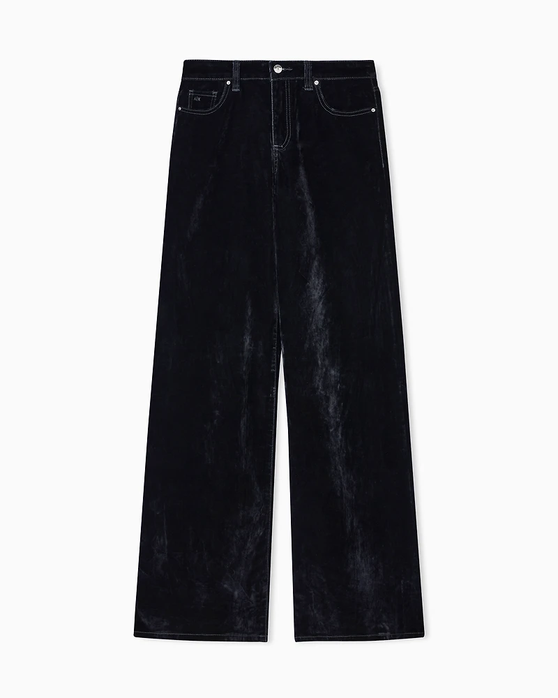 Armani Exchange - Loose Jeans, Woman, Black, Size: