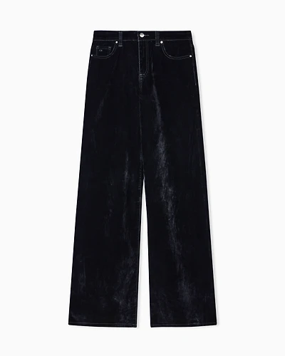 Armani Exchange - Loose Jeans, Woman, Black, Size: