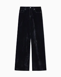 Armani Exchange - Loose Jeans, Woman, Black, Size: