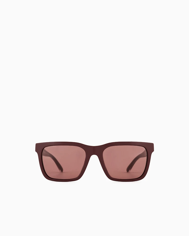 Emporio Armani - Men’s square sunglasses, Man, Size: 57L
