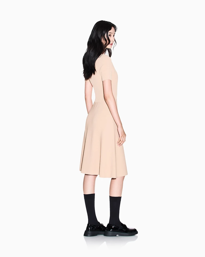 Midi dress technical fabric