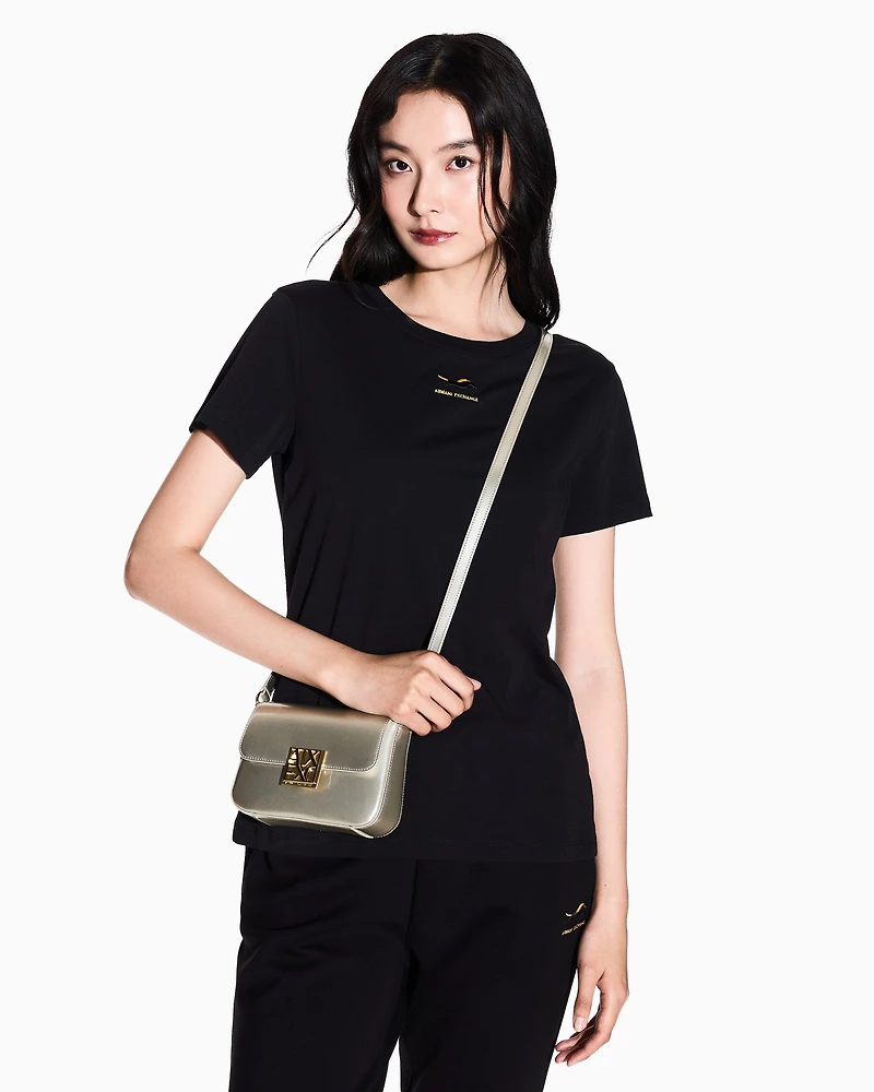 Crossbody bag in technical fabric