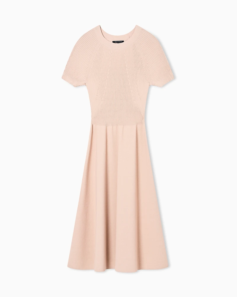 Midi dress technical fabric