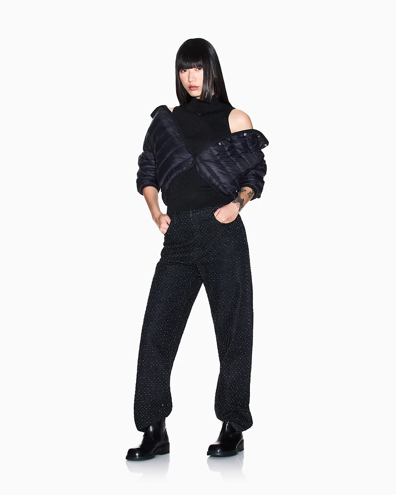 Padded jacket technical fabric