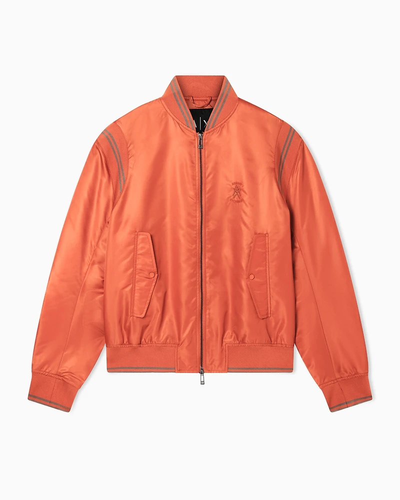 Satin nylon blouson