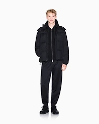 Armani Exchange - Micro-textured jogger pants, Man, Black, Size: