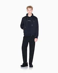 Armani Exchange - Stretch nylon jacket, Man, Navy Blue, Size: