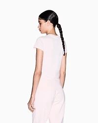 Slim fit T-shirt with glitter logo