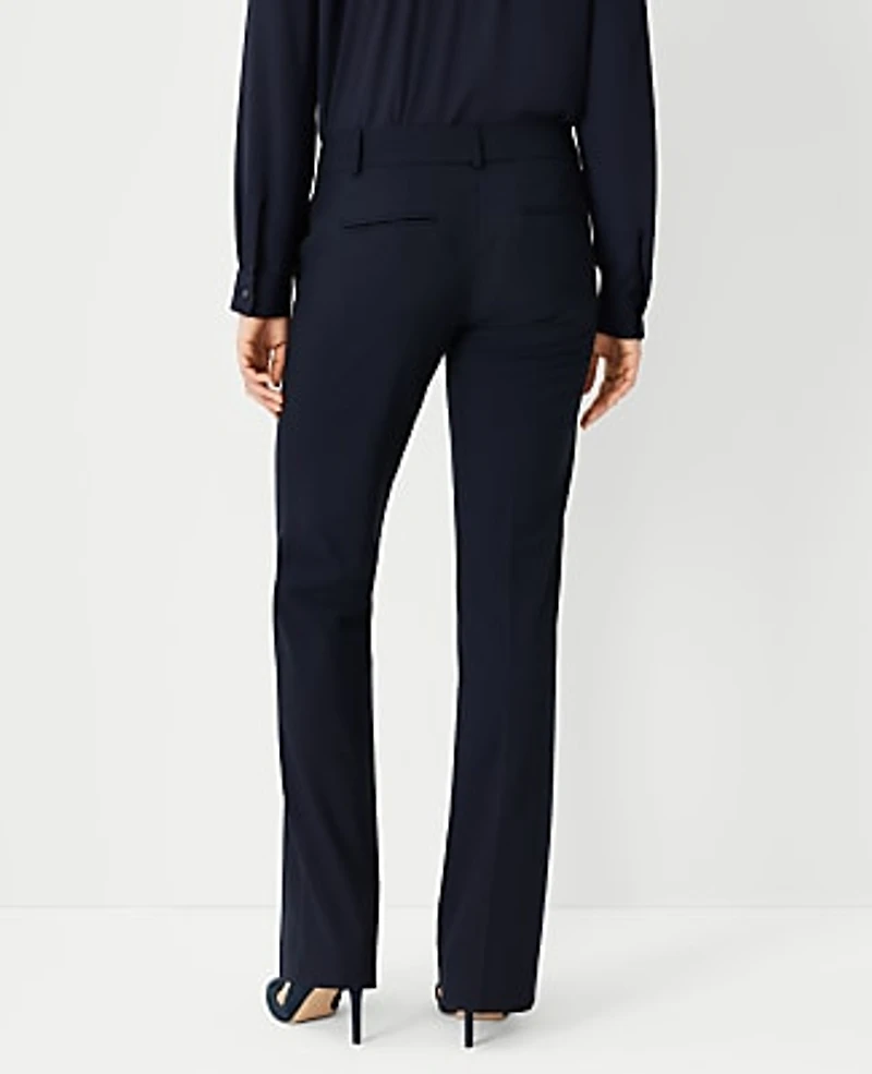 Ann Taylor The Trouser in Seasonless Stretch Size 0 Perfect Navy Women's