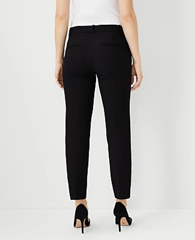 Ann Taylor The Petite Eva Ankle Pant - Curvy Fit Size 00 Black Women's