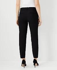 Ann Taylor The Petite Eva Ankle Pant - Curvy Fit Size 00 Black Women's