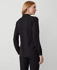 Ann Taylor Satin Essential Shirt Women's