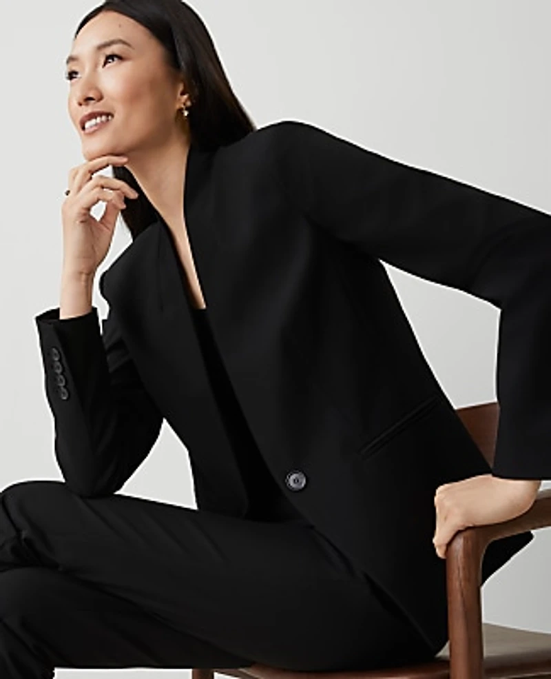 Ann Taylor The Cutaway Blazer Bi-Stretch Women's