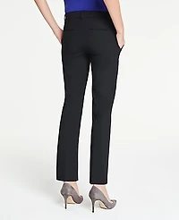 Ann Taylor The Tall Ankle Pant In Bi-Stretch — Curvy Fit Size 0 Black Women's