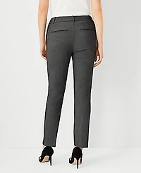 Ann Taylor The Ankle Pant Bi-Stretch - Curvy Fit Dark Grey Women's