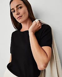Ann Taylor Petite Easy Sweater T-Shirt Women's